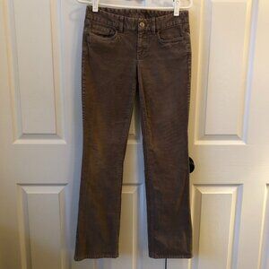 J. Crew Favorite Fit Bootcut Y2K Corduroy Pants 27R Taupe